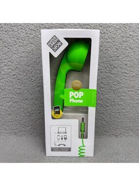 Native Union Pop Phone Green The Retro Handset 3.5mm Jack Soft Touch Telephone